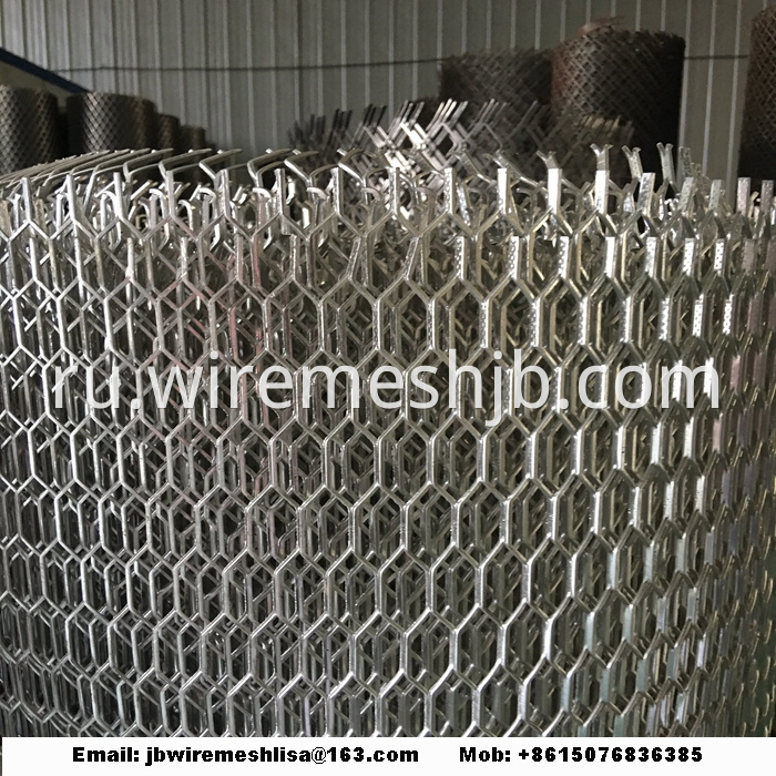 Powder Coated And Galvanized Expanded Steel Mesh